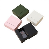 Boîtes cadeaux carrées légères et élégantes Talent Pink 9*9*3.5cm Modèle SW121 Service de fabrication d'échantillons disponible