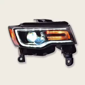 Modificato per gruppo fari a LED JEE/P Grand Cherokee 2014-luci di marcia 2020 giorno con indicatori di direzione accessori per auto - Product Image 1