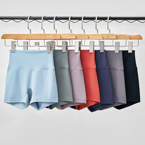 กางเกงขาสั้นโยคะเอวสูงผ้ายืดไนลอนสำหรับผู้หญิง รุ่นใหม่ ปี 2025 ไม่มีรอยต่อ - Product Image 2