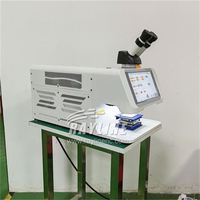 Rayline Laser Acier Inoxydable Or Bijoux Bijoux Bureau Portable Petite Mini Yag 200W Ccd Laser Machine De Soudage Pour Métal