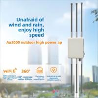 CF-WA937 Punto de Acceso Inalámbrico para Exteriores de Doble Banda 3000M Wifi6 con Antena de Alta Ganancia, Resistente al Agua IP66, Cobertura de Señal de Alta Potencia 80211ax