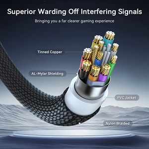 Câble de liaison <span class=keywords><strong>VR</strong></span> tressé AMVR 5M, câble USB 3.0 pour charge rapide et transfert de données pour Quest/<span class=keywords><strong>PICO</strong></span>, conception durable anti-déchirure - Product Image 6