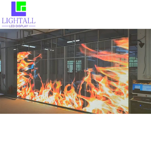 Showroom nổi bật p3.91 trong nhà sống động trong suốt dẫn kính cửa sổ hiển thị tinh thể rõ ràng nhà nước-of-the-nghệ thuật năng động quảng cáo tấm - Product Image 1