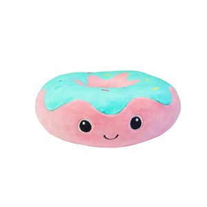 Figurine en peluche donut rose de 11 pouces, décoration d'anniversaire moderne avec impression numérique NYFY-1257 MOQ 100 - Product Image 1