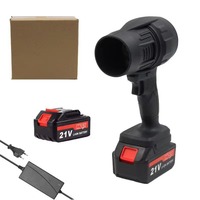Nouveau ventilateur à jet portatif 21V poussée électrique Air Duster voiture sèche-linge souffleur usine feuille souffleuse à neige haute puissance conduit mini turbo ventilateur