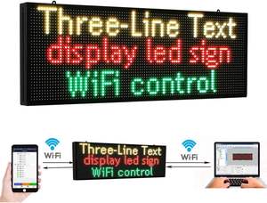 Panneau d'affichage LED publicitaire haute résolution P6 SMD Panneau d'affichage LED WiFi extérieur programmable Panneau matriciel LED RVB IP65 pour animations - Product Image 2