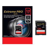 Kartu SD SanDisk Extreme Pro Grosir 32GB-256GB 170-200MB/s U3 V30 untuk DVR Mobil dengan Garansi 5 Tahun