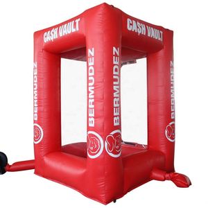 บูธเงินสดพองลม PVC คุณภาพสูง ของขวัญส่งเสริมการขายสำหรับธุรกิจ พร้อมเครื่องจ่ายเงินสดพองลม - Product Image 2
