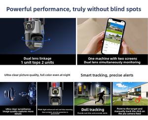 Popolare pistola-Ball collegamento telecamera di sicurezza Wireless visione notturna copertura di 360 gradi senza movimento punti ciechi - Product Image 3