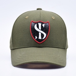 Gorra de béisbol verde oliva de algodón de alta calidad Gorras Gorra de béisbol personalizada bordada - Product Image 2