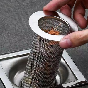 כיור מתכת כיור ביוב צינור, נירוסטה מסנן מסנן מסנן, חדר אמבטיה מטבח כיור אנטי-clog - Product Image 4