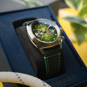 Montre ronde verte CILOA pour homme, multifonctionnelle, de haute qualité, luxueuse, personnalisable, nouveau style, montre à quartz étanche - Product Image 2