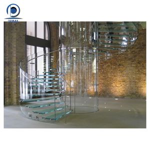 Escalier extérieur moderne en aluminium et bois, ultra-blanc, à faible teneur en fer, transparent, de haute qualité, durable et écologique, de 3 à 12 mm - Product Image 6