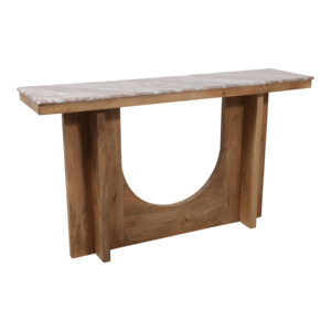 Consolle Decorativa Moderna con Struttura in Legno, Arredamento Contemporaneo per Ingresso e Soggiorno - Product Image 1