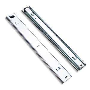 Rieles para Cajones de Alta Resistencia de 53 mm, 100 kg/220 lb, Extensión Completa, Bloqueables, para Gabinetes Metálicos Industriales, Bancos de Trabajo y Remolques - Product Image 3