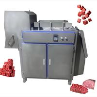 Machine de découpe de poisson et de viande frais économe en énergie nouvelle condition coupe de poulet et trancheuse de viande Cube de découpe Cube de découpe de viande