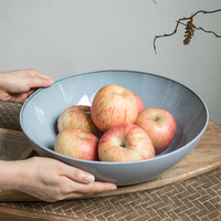 Bol en céramique japonais, de style coréen, personnalité, glaçage de vaisselle, service de nouilles pour la maison et le restaurant