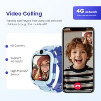 Reloj Inteligente para Niños con Certificación CE ROHS, Videollamadas 4G con Tarjeta SIM, Cámara Dual, GPS, Reloj Inteligente para Niños, Nuevo 2026
