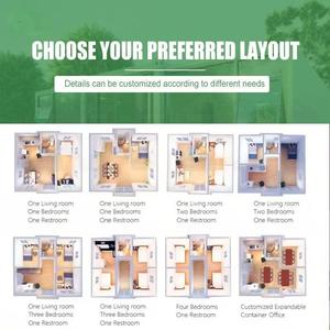 19ft หลังคาแบน40ฟุตแบบพับได้สำหรับอุตสาหกรรมบ้านสำเร็จรูปหลังคาแบนสำเร็จรูป X20พลังงานแสงอาทิตย์ราคาไม่แพง - Product Image 4