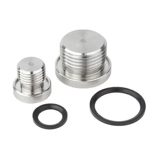 DIN 908 Stainless Steel Hexagon Socket Screw Plug With Collar