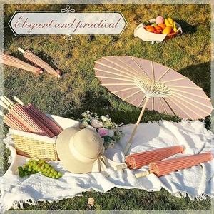 Parapluie en papier de bambou chinois de 84 cm pour la photographie, les costumes de cosplay, les mariages, les fêtes, la décoration de la maison, taille adulte, fait à la main - Product Image 6