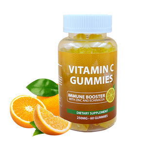Gomitas Veganas de Vitamina C Sin Azúcar a Base de Pectina, Suplemento Orgánico de Vitamina C, Sin OMG, Gomitas Naturales para Reforzar el Sistema Inmunitario, Venta al por Mayor - Product Image 2