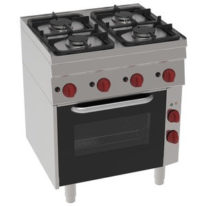 Bếp gas 6 lò + <span class=keywords><strong>1</strong></span> lò nướng đối lưu điện 16 Kw + 2.5 Kw 230/1V - Thiết bị làm bánh thương mại - Model EURAST 42600311 - Product Image 1