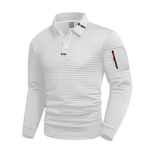 Nouvelle Arrivée 2026 – Chemise Homme Automne-Hiver Écologique Couleur Unie Manches Longues – Design Tendance et Fonctionnel - Product Image 1