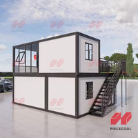 Vente chaude de haute qualité Double couche extensible conteneur maison étanche en acier détachable maison unité de vie