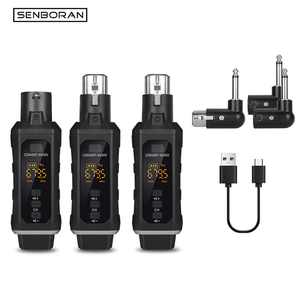 Émetteur <span class=keywords><strong>et</strong></span> récepteur XLR sans fil, adaptateur sans fil UHF pour microphone dynamique filaire, <span class=keywords><strong>guitare</strong></span> - Product Image 1