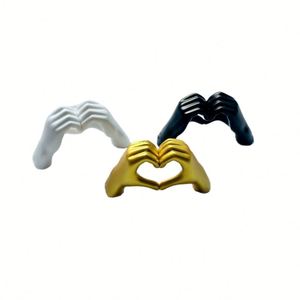 Fashionable Resin Heart Sculpture with Hand Gesture, Unique Love Home Decor, Perfect <b>Gift</b> for Art Lovers - Product Image 5