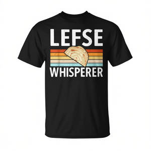 Camiseta Lefse Whisperer Baking Flatbread, diseño vintage de estilo noruego - Product Image 2
