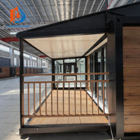 Maison Extensible de Luxe Moderne à Installation Rapide, Conteneur Extensible 20ft 40ft 3 Chambres pour Villa Moderne