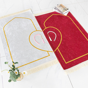 2024 nouveau tapis de prière de couple de haute qualité peut être personnalisé conçu tapis de culte musulman chaud - Product Image 1