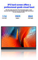 Nuevo Monitor Portátil OLED Tipo C de 14 Pulgadas, 2K, 60 Hz, Tiempo de Respuesta de 6 ms, 100% SRGB, IPS LED, Altavoz Integrado para Juegos, 2024