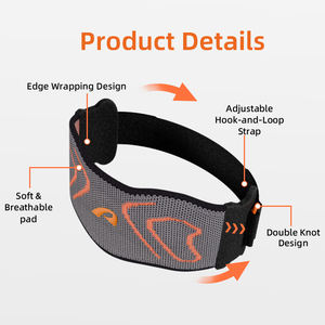 Genouillères réglables de coupe stéréoscopique tridimensionnelle épaissie anti-friction grille respirante Type de protection flexible - Product Image 5