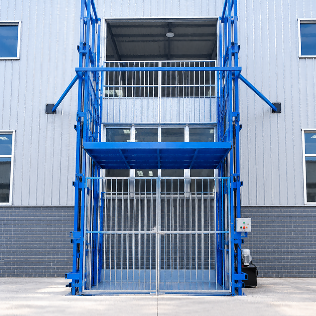 Hydraulic Vertical Industrial Material Lift Outdoor Indoor Heavy Duty Cargo Lift for Warehouse Goods Handling