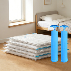 Vacuum <b>compression</b> <b>bags</b>, air extraction storage <b>bags</b>, organizer <b>bags</b> for clothes, quilts, household waterproof and dustproof - Product Image 1