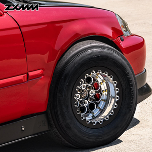 Maßgefertigte 2-teilige Deep Dish Beadlock Drag Racing Autofelge <span class=keywords><strong>15</strong></span> Zoll 8x165.1 6x135 5x114.3 für Pickup Truck GMC 2500 Mustang GTR R35 - Product Image 1