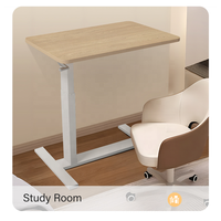 Bureau portable moderne en métal réglable à manivelle YZ avec support pour utilisation au bureau