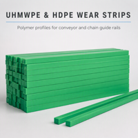 Bande de protection anti-usure en UHMWPE haute résistance pour lignes de production, résistante aux produits chimiques, service OEM personnalisé de précision
