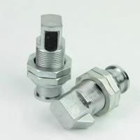 Serrure à combinaison à code en alliage de zinc pour armoire, bouton rond sans clé, fermeture à came