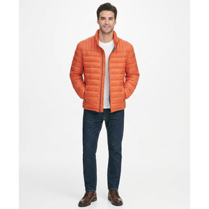 OEM New Arrivals Canvas <b>Padded</b> Puffer Jackets Men Wholesale Modern Men's Shiny Cold Weather Professional High Street Style - Product Image 1