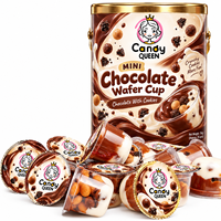 Échantillon Gratuit) Vente en Gros de Mini-Cups de Biscuits Croustillants au Chocolat, Personnalisables, pour Desserts et Snacks au Cacao