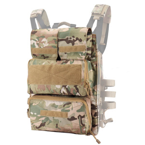 Sac de transport tactique robuste à fermeture éclair, grande capacité, imperméable, modulaire, camouflage, pour gilet <span class=keywords><strong>porte</strong></span>-plaques Molle - Product Image 1