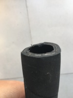 Manguera de Repuesto de Silicona EPDM Negra para Barrera de Tráfico de Agua, Corte Industrial, Combustible, Gas, Scomera
