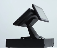 Robusto Terminal POS De pantalla táctil De 15 pulgadas Kassensysteme Caja Registradora para Windows 10/Android 9 Point De Vente Sistema POS