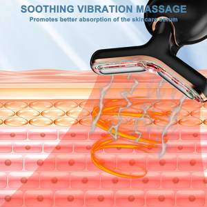 Masseur facial et cervical SHOmfrs à 3 modes de massage, masseur facial rechargeable à 3 couleurs, outil de sculpture du visage à domicile pour les soins de la peau OEM ODM - Product Image 3