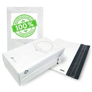 Compostaje Biodegradable maíz Almidón mensajero remitente de poliéster para <span class=keywords><strong>correo</strong></span> embalaje Bio Degradable envío bolsa - Product Image 4