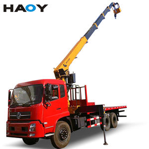 Grúas de Pluma para Remolque HOWO DONGFENG <span class=keywords><strong>ISUZU</strong></span>, Camión de 10 Toneladas con Pluma Telescópica Recta y Plataforma de Cesta - Product Image 1